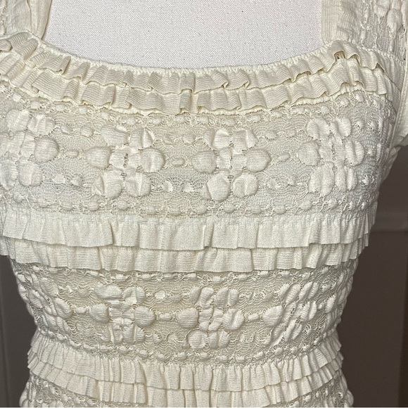 Max Studio Lace & Ruffles Blouse | Size XS - Picture 12 of 13